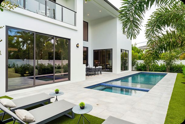 Pool patio project by Florida Outdoor Builders